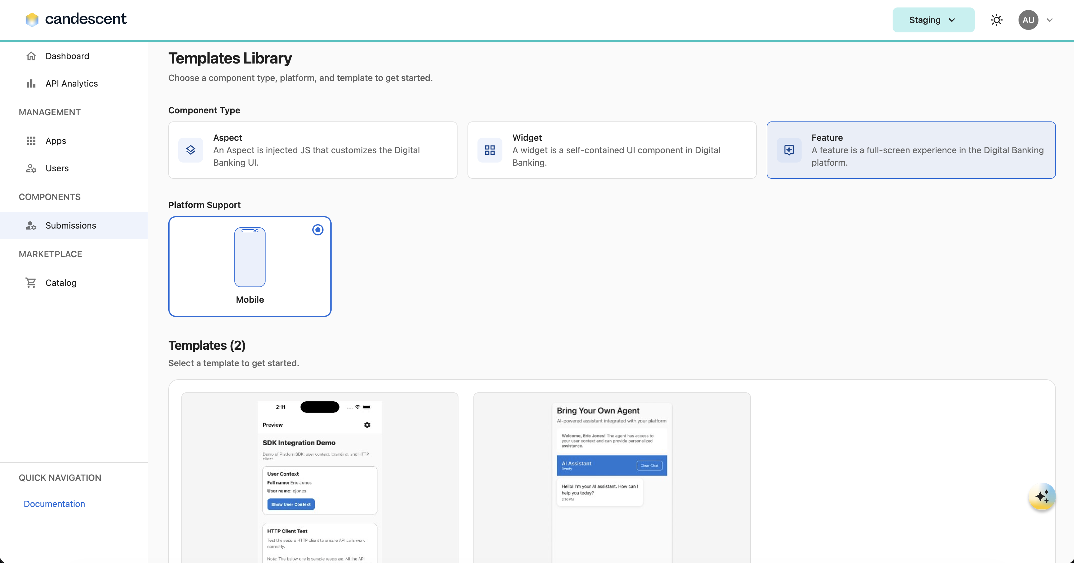 Component-Selection-Dialog