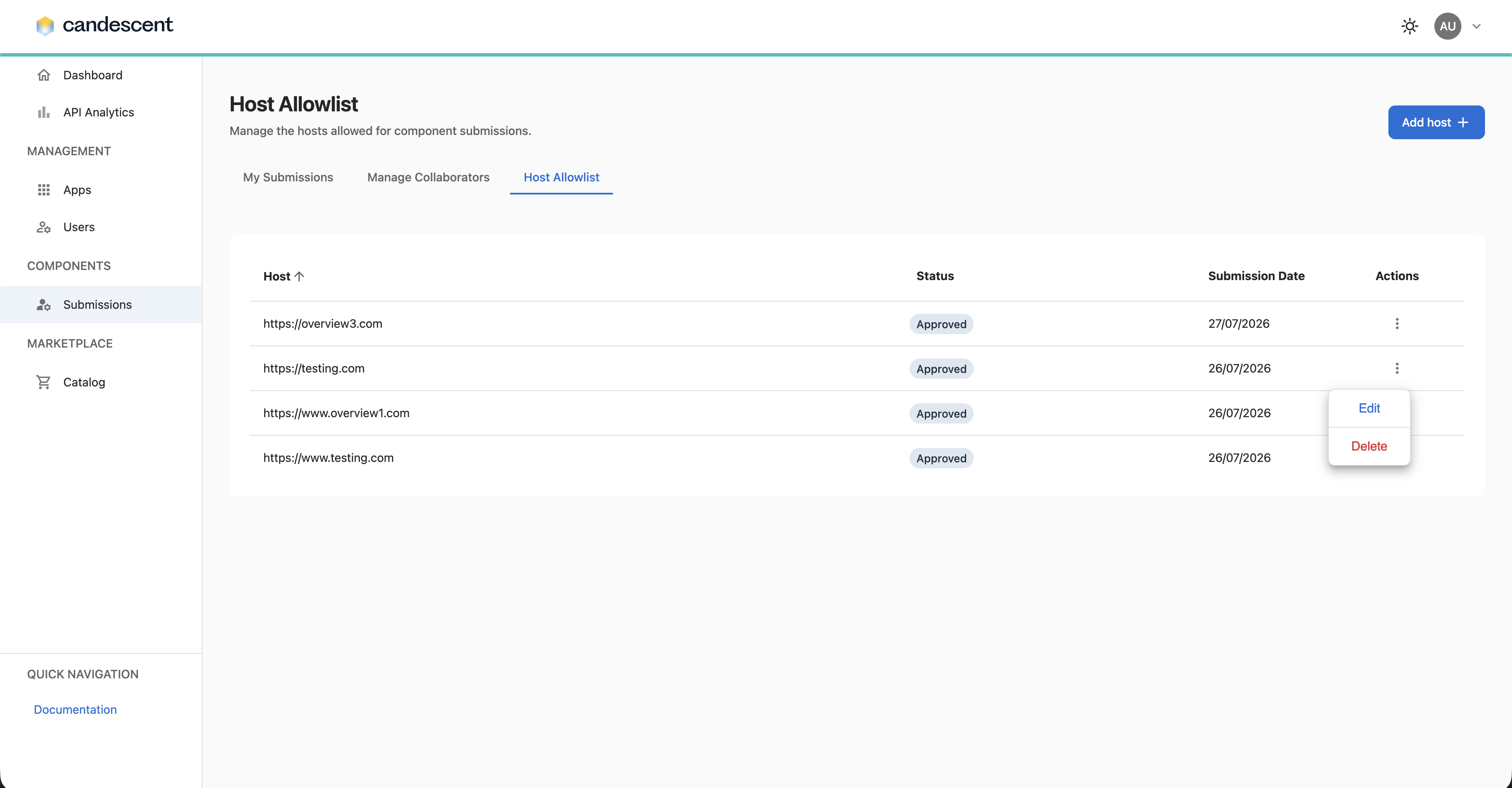 Submission-Dashboard