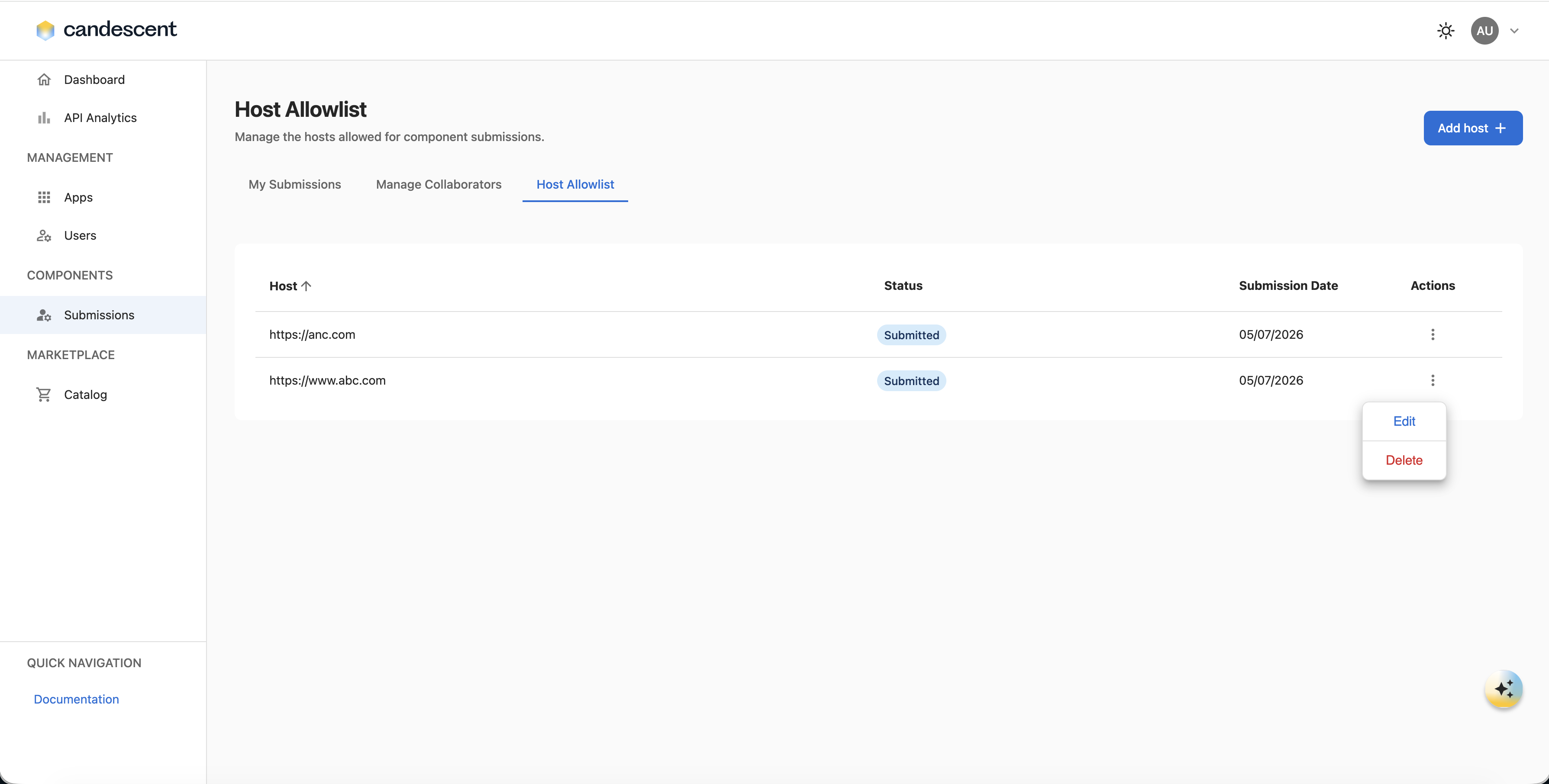 Submission-Dashboard